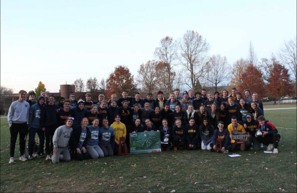 Michigan Running Club at NIRCA National Championships - full team photo