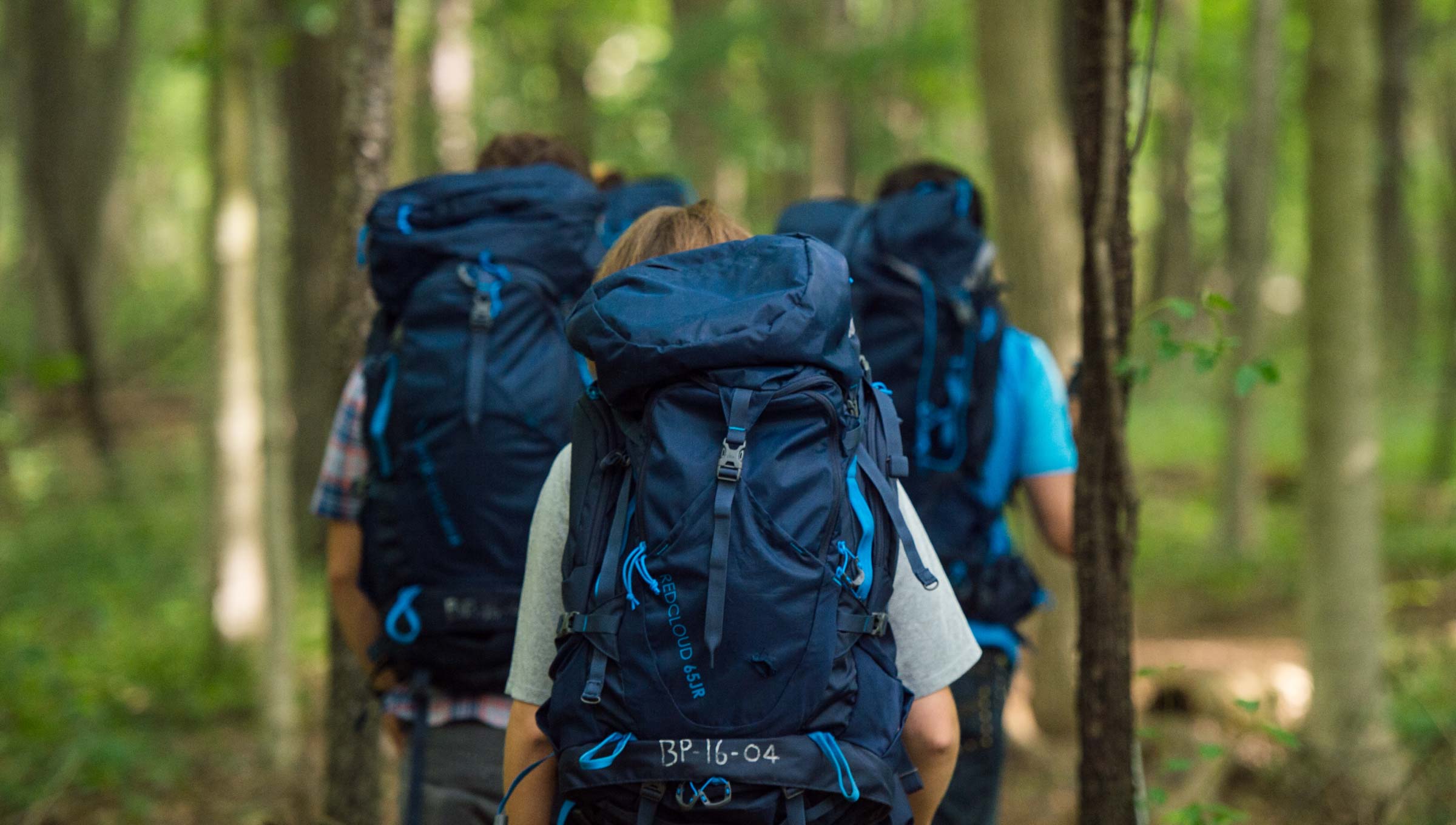 Hikers from Adventure Leadership Rentals.